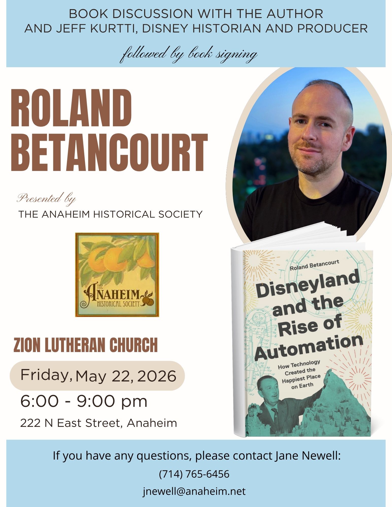Betancourt Disneyland Book Talk
